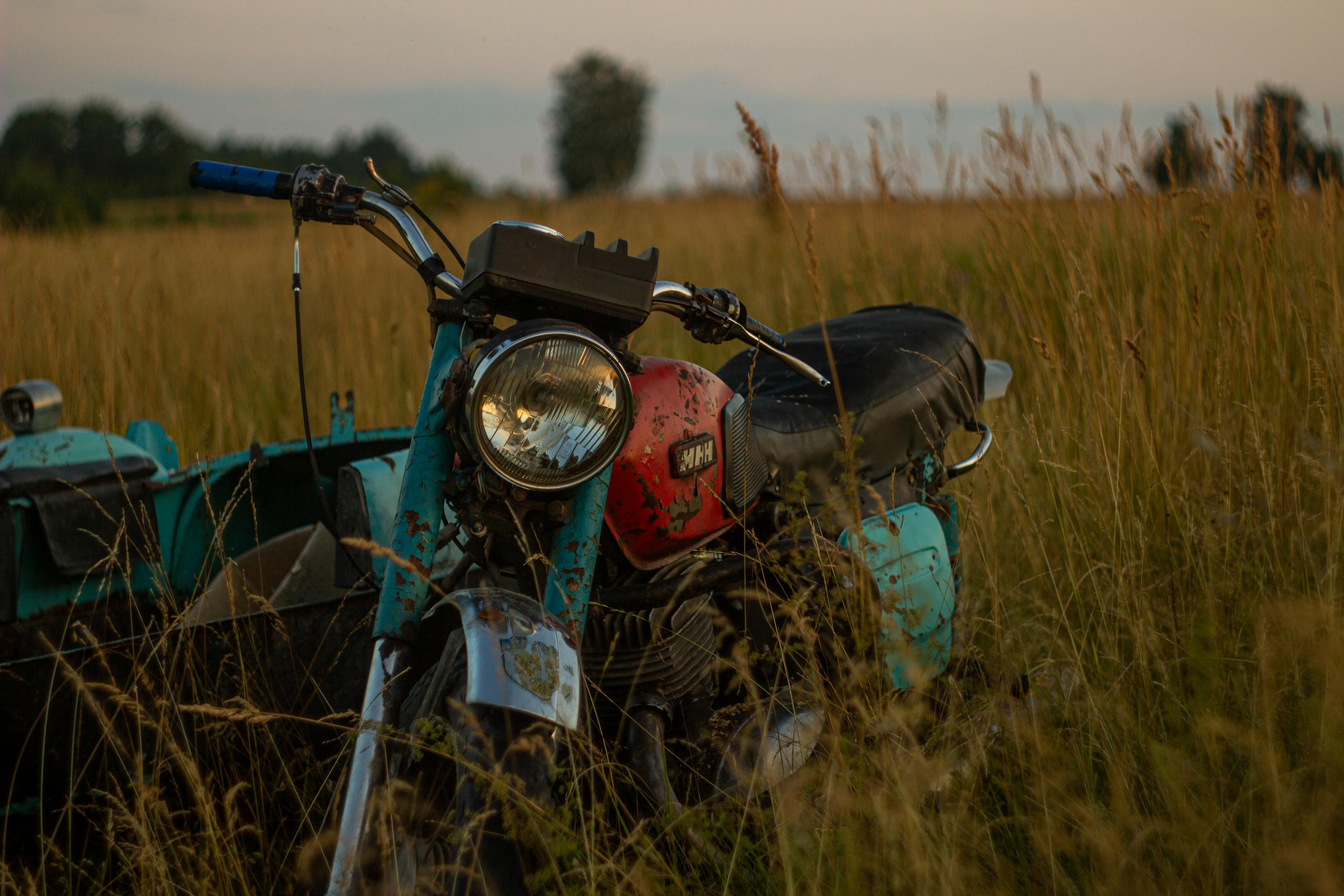 Épave de moto